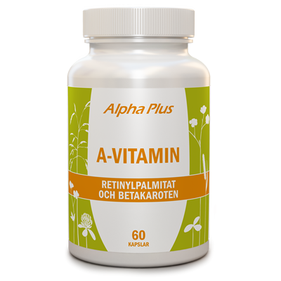 Alpha Plus A-vitamin 60 kapslar