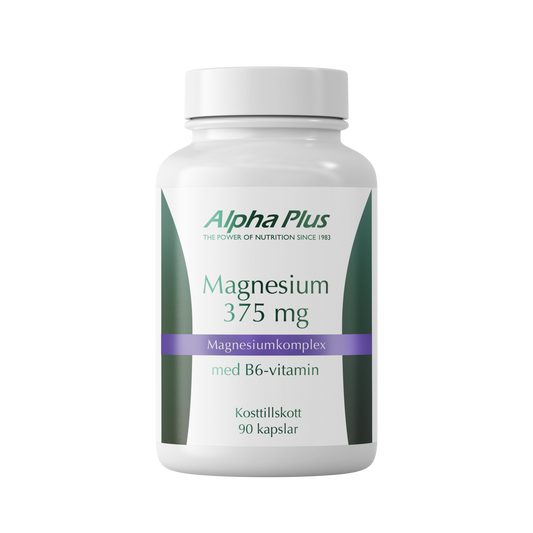 Alpha Plus Magnesium 375 mg 90 kapslar