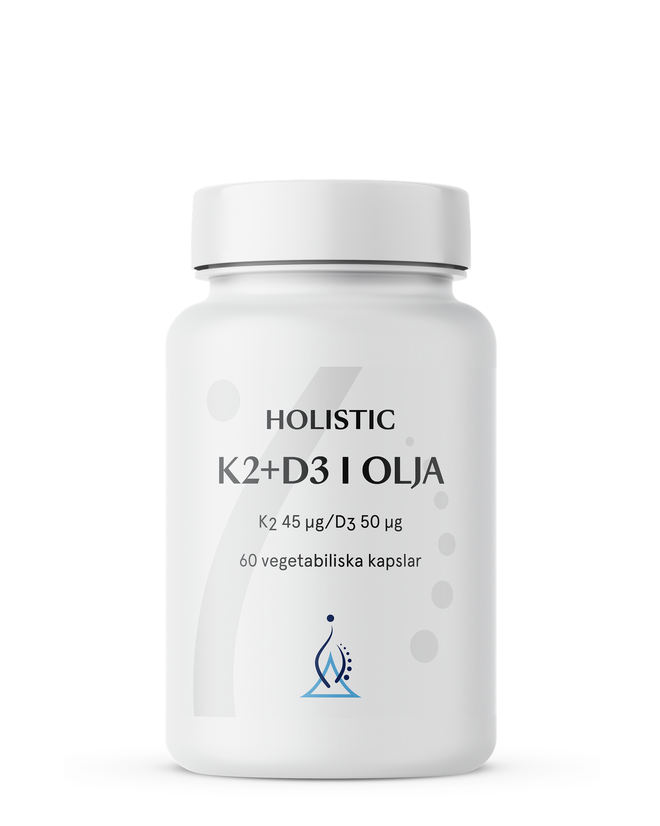 Holistic K2+D3 i olja, 60 kapslar