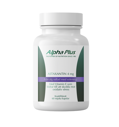 Alpha Plus Astaxantin 4mg 60 kapslar