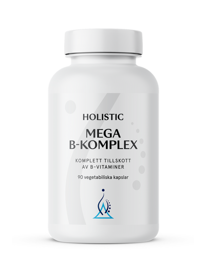 Holistic Mega B-komplex, 90 kapslar